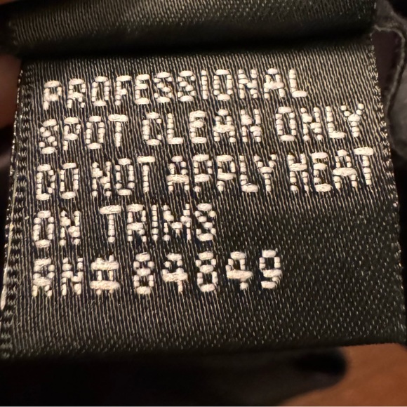 Party Dress by Carmen Marc Valco. Dark Grey with sparkle. Size large. - Picture 6 of 7